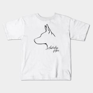 Proud Australian Kelpie profile dog lover gift Kids T-Shirt